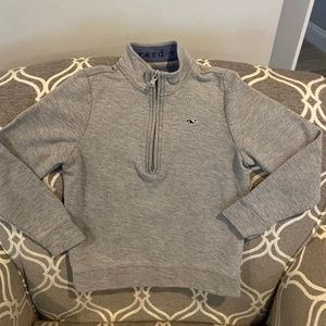 Vineyard Vines grey quarter zip